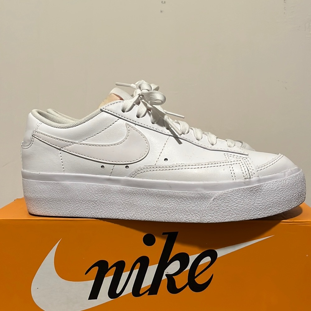 Nike white shoes